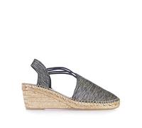 Toni Pons Espadrilles compensées Triton avec sangle élastique scintillante pour femme, naturel, 41 EU