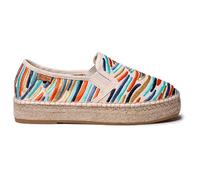 Espadrille pour femme brodée multicolore | POLA 36