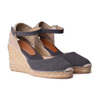TONI PONS Femme Piper-GY Sandale, Noir, 37 EU