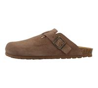 GEMINA-QT - Sabots femme en daim avec boucle - GEMINA-QT, taupe, 38