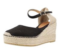 Espadrille en Lin pour Femme - Laia-NT - Noir, 40 EU