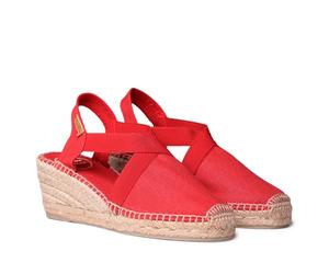 TONI PONS Linen Espadrille - Ter 37 Red