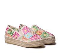 TONI PONS Pola Espadrilles fermées en coton brodées multicolores, Mosaïque, 40 EU
