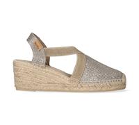 Toni Pons - Sandale Espadrille Platine Triton Plati - Femme - Chaussures - Gris - Taille: 41 EU