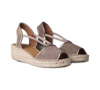 Espadrille à talon compensé pour femme et daim | BILDA 41