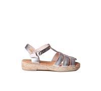 Sandales plates spartiates pour femme en cuir | EMMA 33