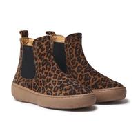 TONI PONS Serra Bottines pour femme en cuir nubuck avec élastiques latéraux, Multicolore/Imprimé léopard, 39 EU