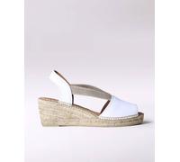Espadrille Cuir Femme - TEIDE-P - Blanc, 40 EU