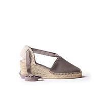 TONI PONS Valencia - Espadrille compensée végétalienne pour Femme de en Toile de Coton.