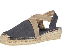 TONI PONS Verdi-V - Espadrille compensée végétalienne pour Femme de en Tissu de Coton.