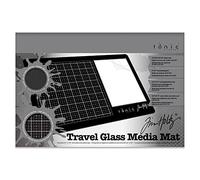 Tonic 2633E Tim Holtz Tapis de Voyage en Verre 26 x 39 cm, Multicolore