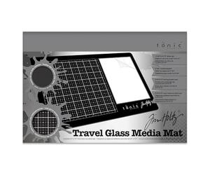 Tonic Studios 2633E Tim Holtz Tapis de Voyage en Verre 26 x 39 cm, Multicolore