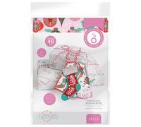 Tonic Studios A Candy Cane Christmas - Set de Matrices de Découpe - 46 pcs dont Feuilles Métallisées & Dies Métalliques Fins pour Découpe Précise - Scrapbooking Matériel