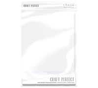 Tonic Studios Craft Perfect Feuilles Acétate A4 (21 x 29,7 cm) - 5 pcs de 0,38 mm - Très Épais, Transparent & Plastique - pour Cartes Shaker, Superpositions & Scrapbooking