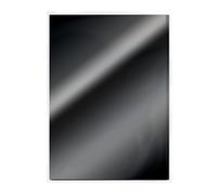Tonic Studios Craft Perfect Mirror Card - Glossy Black A4 (5PK) - 9444e