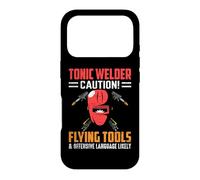 Tonic Welder Caution Flying Tools Funny Welders Welding Coque pour iPhone 17 Pro