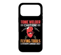 Tonic Welder Caution Flying Tools Funny Welders Welding Coque pour iPhone 17 Pro Max