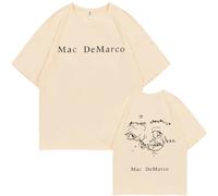 Tonidos M-AC Singer De-Marco T-Shirt À Col Rond 2D Imprimé Classique À Manches Courtes Hip Hop Harajuku Hauts D'été pour Hommes Et Femmes XXS-4XL-Khaki||XX_s