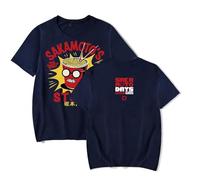 Tonidos Sakamoto Days Hip-hop T-Shirt À Col Rond Hommes Femmes Décontractés Oversize À Manches Courtes pour L'été XXS-4XL-Navy Blue||l