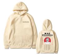 Tonidos Sweat À Capuche Unisexe M-AC Singer De-Marco Motif Imprimé Hoodie Décontracté Sweat-Shirt À Manches Longues pour Hommes Et Femmes XXS-4XL-Khaki||l