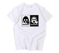 Tonidos T-Shirt Anime Dorohedoro Hip Hop Imprimé À Manches Courtes Hip Hop T-Shirt Harajuku Lâche Top D'été pour Hommes Femmes XS-3XL-White||x_s