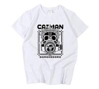 Tonidos T-Shirt Anime Dorohedoro Imprimé Manches Courtes Hip Hop Lâche Harajuku T-Shirt Haut D'été Oversized pour Hommes Femmes XS-3XL-White||XX_l