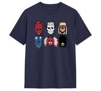 Tonidos T-Shirt Femmes Hommes Anime Dorohedoro Imprimer Manches Courtes Casual Oversized Harajuku T-Shirt À Col Rond Cosplay Summer Tops XS-3XL-Navy Blue||m