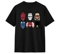 Tonidos T-Shirt Femmes Hommes Anime Dorohedoro Imprimer Manches Courtes Casual Oversized Harajuku T-Shirt À Col Rond Cosplay Summer Tops XS-3XL-Black||XX_l