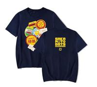 Tonidos T-Shirt Sakamoto Days Anime Imprimé À Manches Courtes Hip Hop Harajuku Hauts D'été T-Shirt À Col Rond pour Hommes Et Femmes XXS-4XL-Navy Blue||s