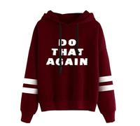 Tonidos Unisex Hoodie Mal-Colm Singer to-DD Do That Again Imprimé Pullover Hoodie Casual Sports Sweatshirt À Manches Longues Top pour Hommes Femmes XXS-4XL-Red||XX_s