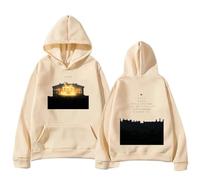 Tonidos Unisex Sweatshirt À Capuche NF Hope Graphique Retro Pullover Hoodie Hommes Femmes Casual Harajuku Sweatshirts XS-3XL -Khaki||m