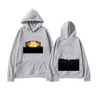 Tonidos Unisex Sweatshirt À Capuche NF Hope Graphique Retro Pullover Hoodie Hommes Femmes Casual Harajuku Sweatshirts XS-3XL -Grey||x_l