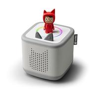 Toniebox 2 Starter Set, Jouet éducatif stimulant la parole pour les tout-petits certifié 1+, lecteur audio sans écran avec Creative Tonie Rubie - Gris