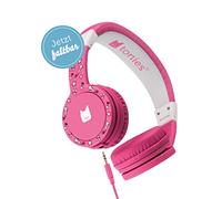 tonies Casque Audio réglable et Pliable pour Enfant avec limiteur de Volume, Casque Supra-auriculaire avec câble et Bandeau rembourré, Rose