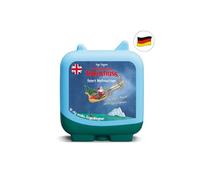 tonies Clever pour la Toniebox, Le Petit Dragon Noix de Coco célèbre Noël. Apprendre l'anglais avec Le Petit Dragon Noix de Coco, Jeu Audio pour Enfants à partir de 5 Ans, Temps de Jeu d'environ