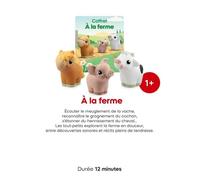 tonies Coffret Mes Premiers, à La Ferme, Compatible Toniebox 1 & 2, boîte à Histoires Vendue séparément, 1 Ans et +