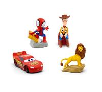 Tonies Disney Action Bundle avec Spidey, Roi Lion, Cars, Toy Story, à utiliser avec Toniebox