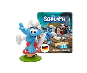 tonies Figurine auditive pour Toniebox, Les Schtroumpfs - Un héros maladroit et 3 Autres Aventures troublantes, Jeu Audio pour Enfants à partir de 5 Ans, Temps de Jeu Environ 50 Minutes