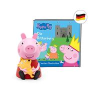 tonies Figurine auditive pour Toniebox, Peppa Pig - Le château des chevaliers et 7 autres histoires passionnantes Peppa Pig, jeu auditif pour enfants à partir de 3 ans, temps de jeu environ 44 minutes