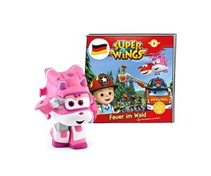 tonies Figurine auditive pour Toniebox Super Wings - Feu dans la forêt, Jeu Audio avec 4 Histoires pour Enfants à partir de 3 Ans, Temps de Jeu Environ 58 Minutes