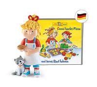 tonies Figurines auditives pour Toniebox, Conni - Conni backt Pizza/Conni apprend à Rouler, Jeu auditif pour Enfants à partir de 3 Ans, Temps de Jeu Environ 40 Minutes