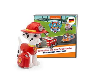 Tonies Figurines auditives pour Toniebox, Paw Patrol - Plus Rapide Que Les Pompiers, Jeu auditif avec 4 Histoires pour Les Enfants à partir de 3 Ans, Temps de Jeu Environ 59 Minutes