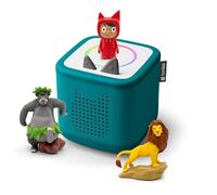 tonies Toniebox 2 Pack Boite à Histoire pour Enfant 1 à 9 Ans, Robuste & Facile à Utiliser, avec Le Roi Lion et Baloo, Vert Océan