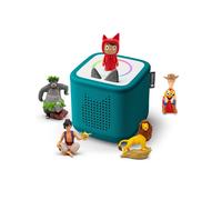 Tonies Toniebox 2 Pack Boite À Histoire Pour Enfant 1 À 9 Ans, Robuste & Facile À Utiliser, Avec Le Roi Lion, Baloo, Aladdin Et Woody, Vert Océan Multicolore TU