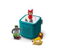 tonies Toniebox 2 Pack Boite à Histoire pour Enfant 1 à 9 Ans, Robuste & Facile à Utiliser, avec Le Roi Lion et Baloo, Vert Océan