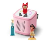 tonies - Toniebox 2 Pack Boite à Histoire pour Enfant 1 à 9 Ans - Robuste & Facile à Utiliser avec Vaiana Elsa - Rose Fleur