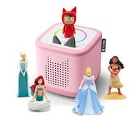 tonies Toniebox 2 Pack Boite à Histoire pour Enfant 1 à 9 Ans, Robuste & Facile à Utiliser, avec Vaiana, Elsa, Ariel, Cendrillon, Rose