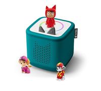 tonies Toniebox 2 Pack Boite à Histoire pour Enfant 1 à 9 Ans, Robuste & Facile à Utiliser, La Pat' Patrouille, 2 Figurines, Vert Océan