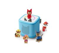 tonies Toniebox 2 Pack Boite à Histoire pour Enfant 1 à 9 Ans, Robuste & Facile à Utiliser, La Pat' Patrouille, 4 Figurines, Bleu Ciel