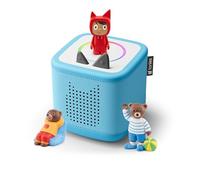 tonies Toniebox 2 Pack Boite à Histoire pour Enfant 1 à 9 Ans, Robuste & Facile à Utiliser, Petit Ours Brun, Bleu